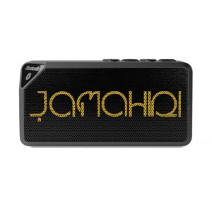 Jamahiri Bluetooth Speaker — Retro Gold 'JABBAHO!' Mesh Grill