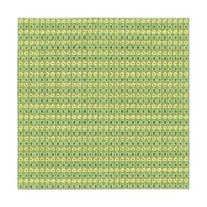 Classic Tent Retro Green Sunburst Tablecloth — Midcentury Floral Pattern for Kitchen & Outdoor Entertaining