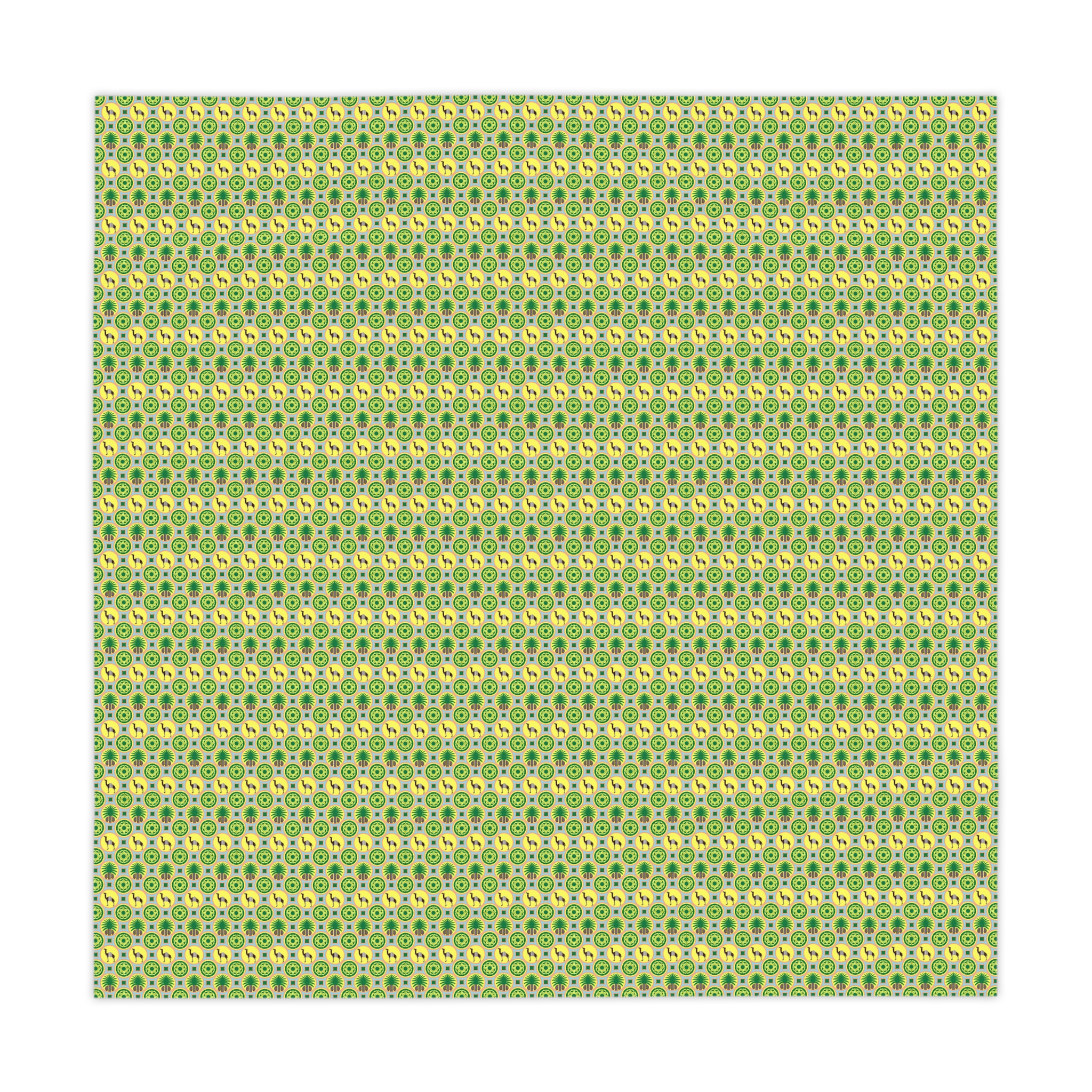 Classic Tent Retro Green Sunburst Tablecloth — Midcentury Floral Pattern for Kitchen & Outdoor Entertaining