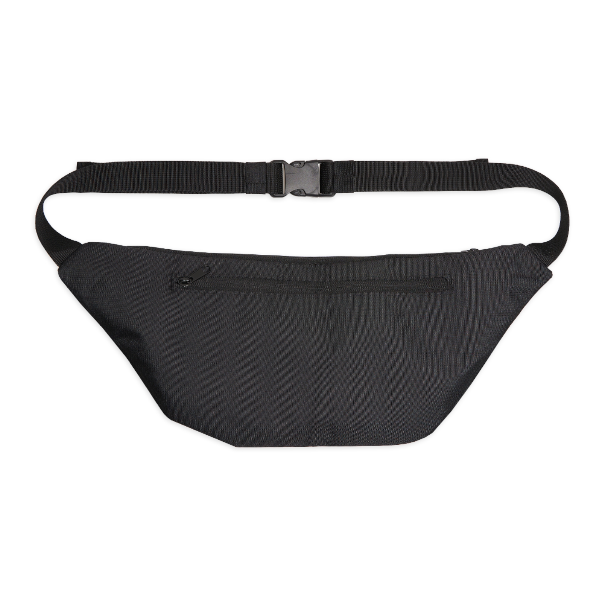 Classic Tent Large Fanny Pack — Retro Green Pattern Waist Bag - 画像 (2)