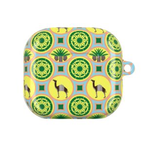 Classic Tent Mosaic AirPod Case – Colorful Geometric Pattern Protective Cover