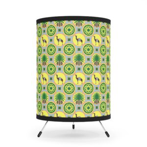 Classic Tent |  Tripod Lamp with High-Res Printed Shade, USCA plug